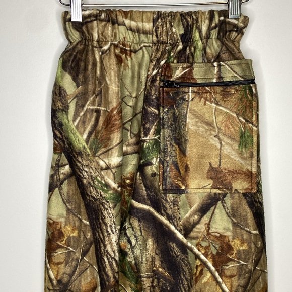 Vintage Redhead Realtree Camouflage Fleece Pants: Size Medium - Picture 4 of 9